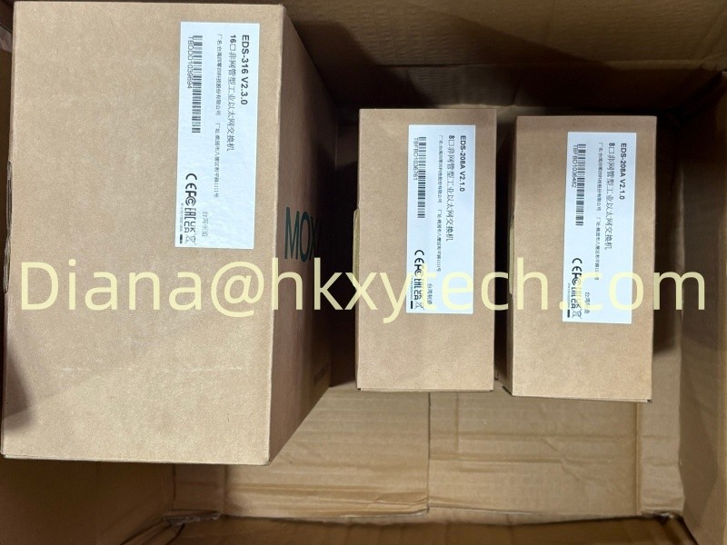 MOXA EDS-208A V2.1.0 8-Port Industrial Ethernet Switch for Machine Network Maintenance