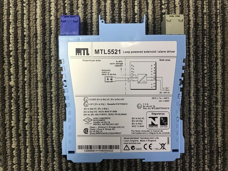 MTL5521 isolated barrier