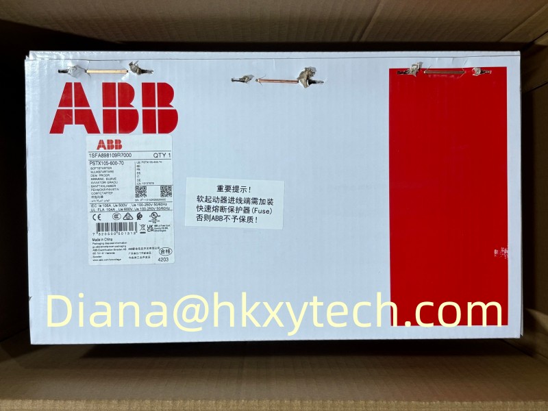 ABB PSTX370-600-70 Softstarter for Motor Control Panel Maintenance and Pump or Fan Starting