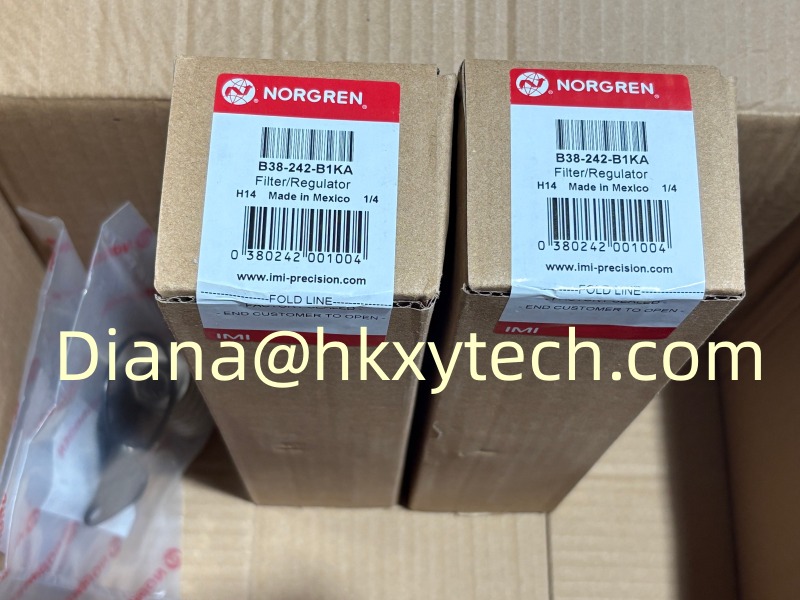 NORGREN B38-242-B1KA Stainless Steel Filter Regulator for Corrosion-Resistant Pneumatic Air Preparation reference image